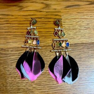 Pretty Boho Feather Earrings